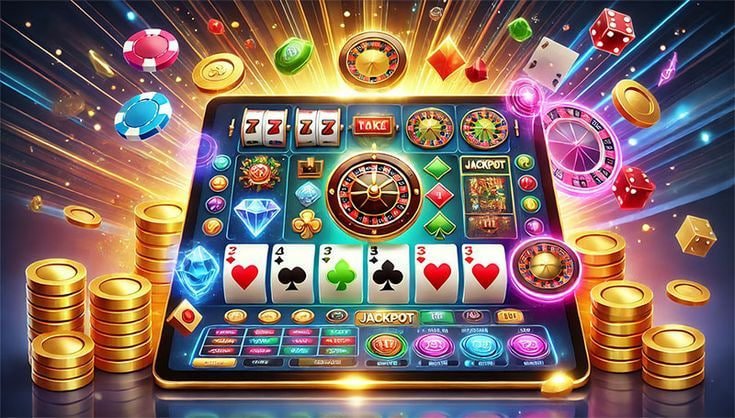 Ilustrasi pengguna menikmati casino online dengan antarmuka mobile-friendly ace77